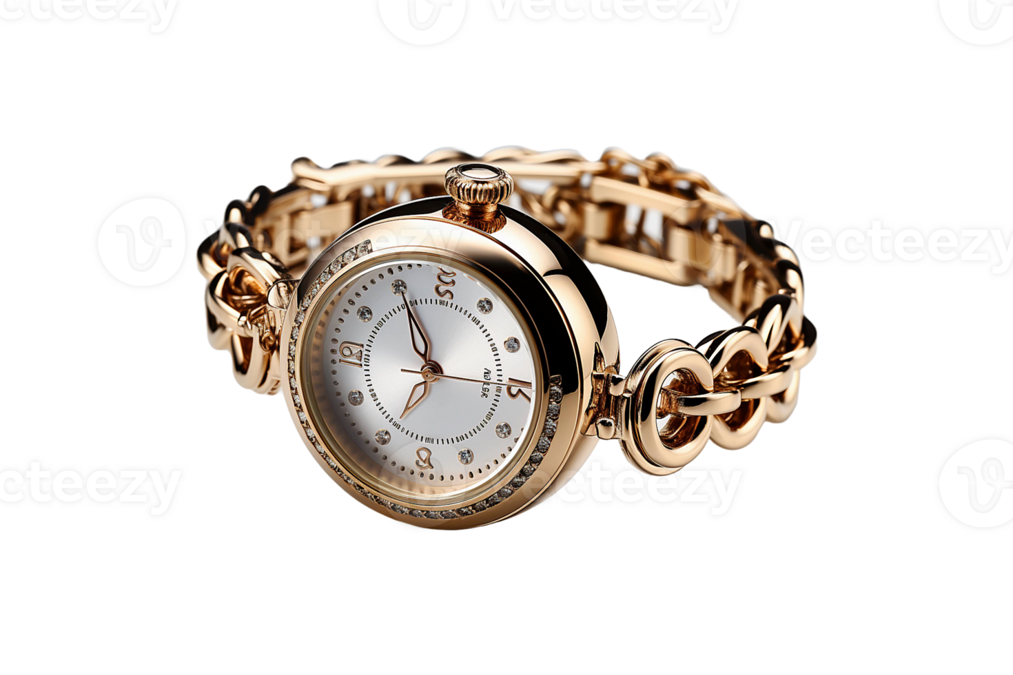 Chain Watches isolated on transparent background. png
