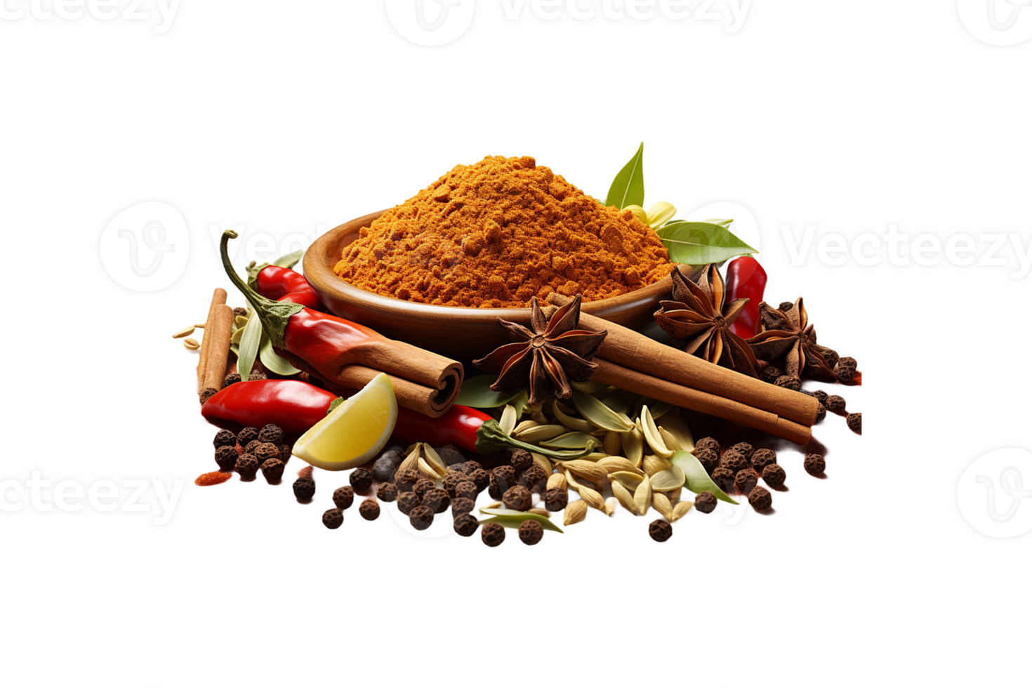 babbelen masala geïsoleerd Aan transparant achtergrond. png