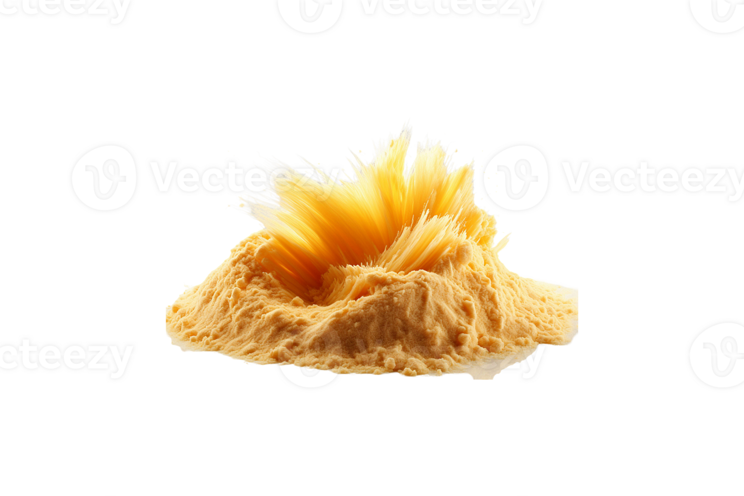 Chicken Broth Powder isolated on transparent background. png