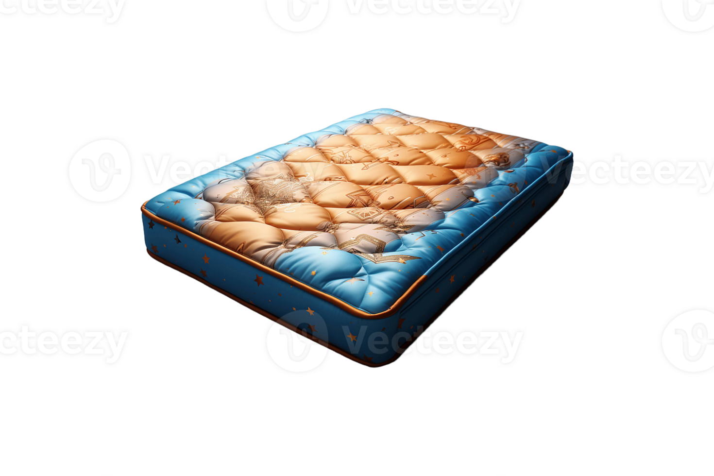 Childrens Mattress isolated on transparent background. png