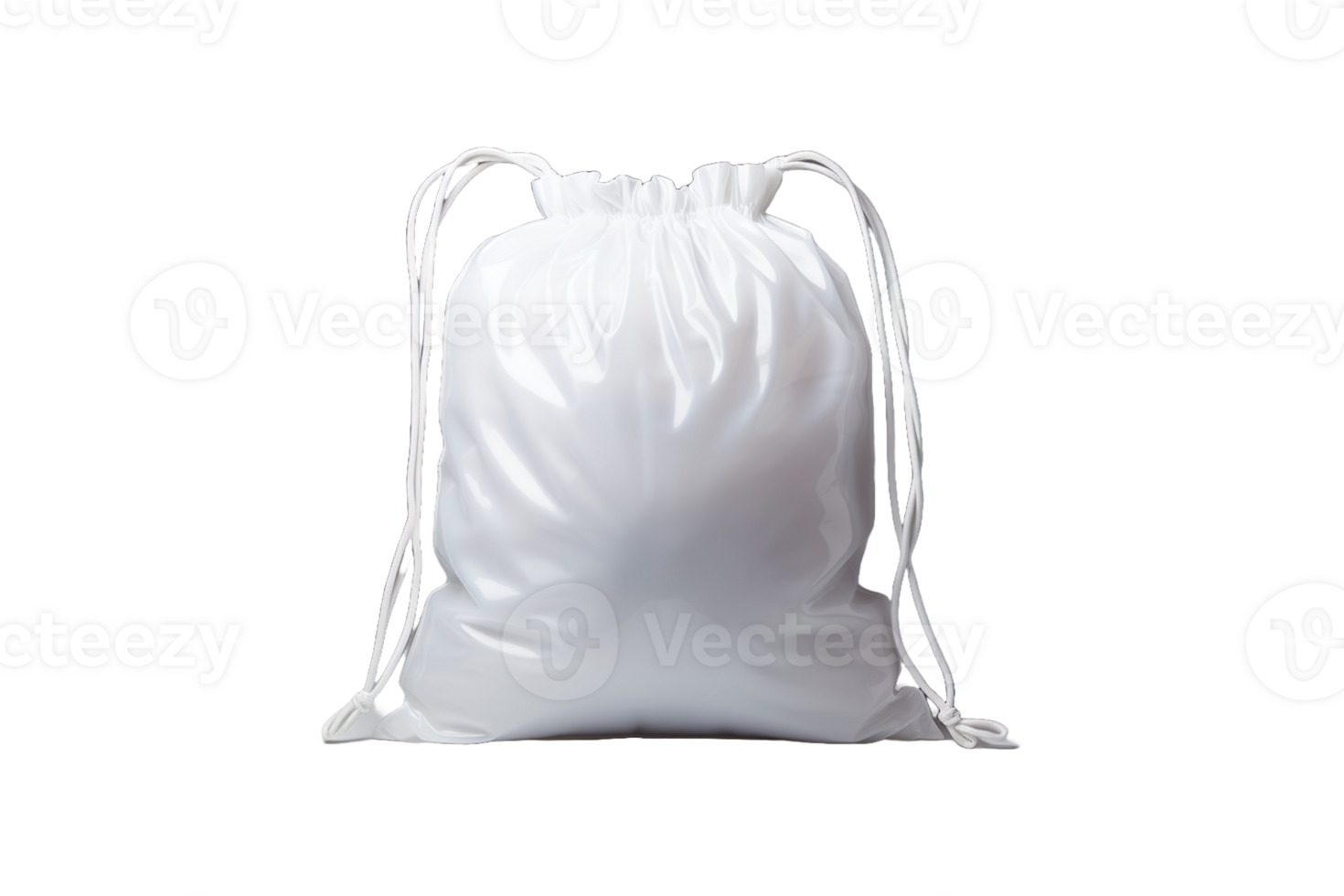 Cotton Foldable Bag isolated on transparent background. png
