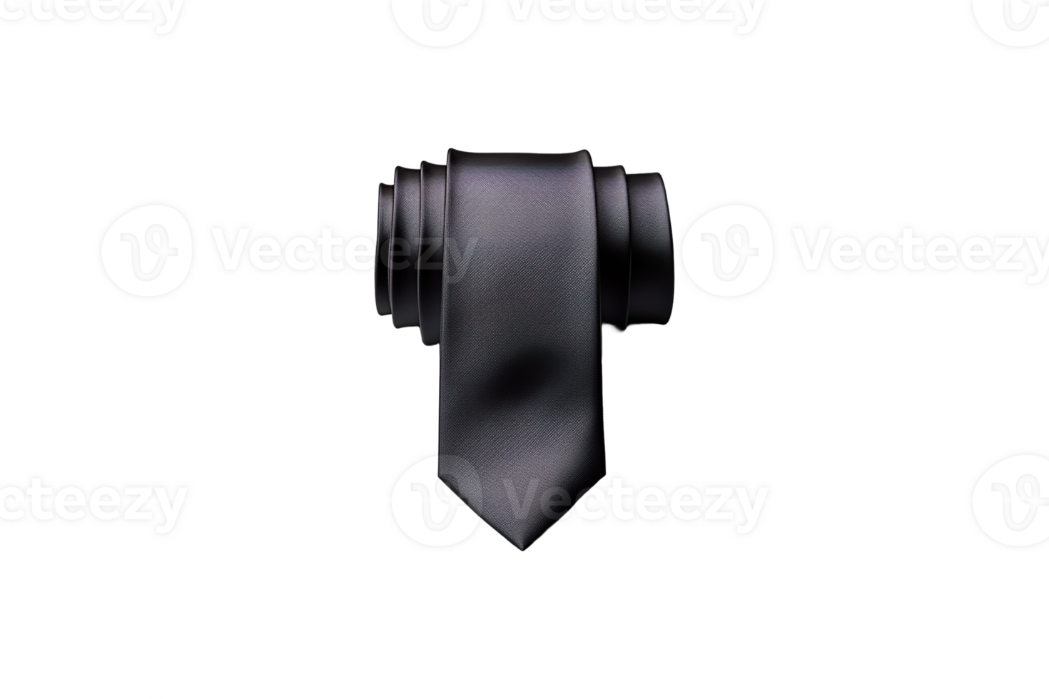 Clip On Tie isolated on transparent background. png