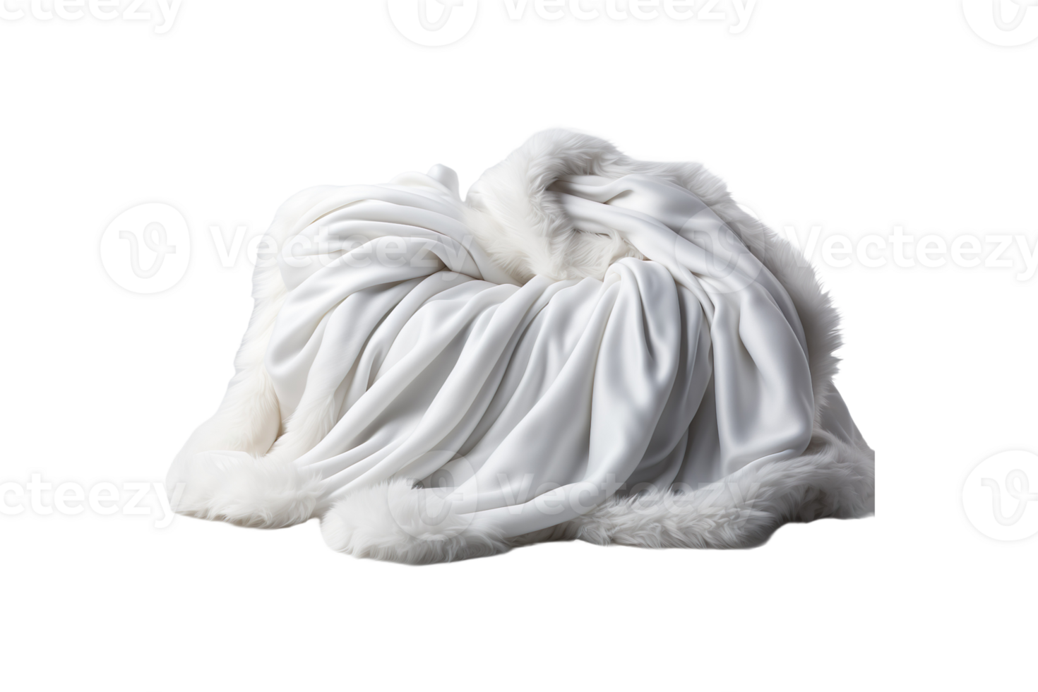 Cotton Throws isolated on transparent background. png