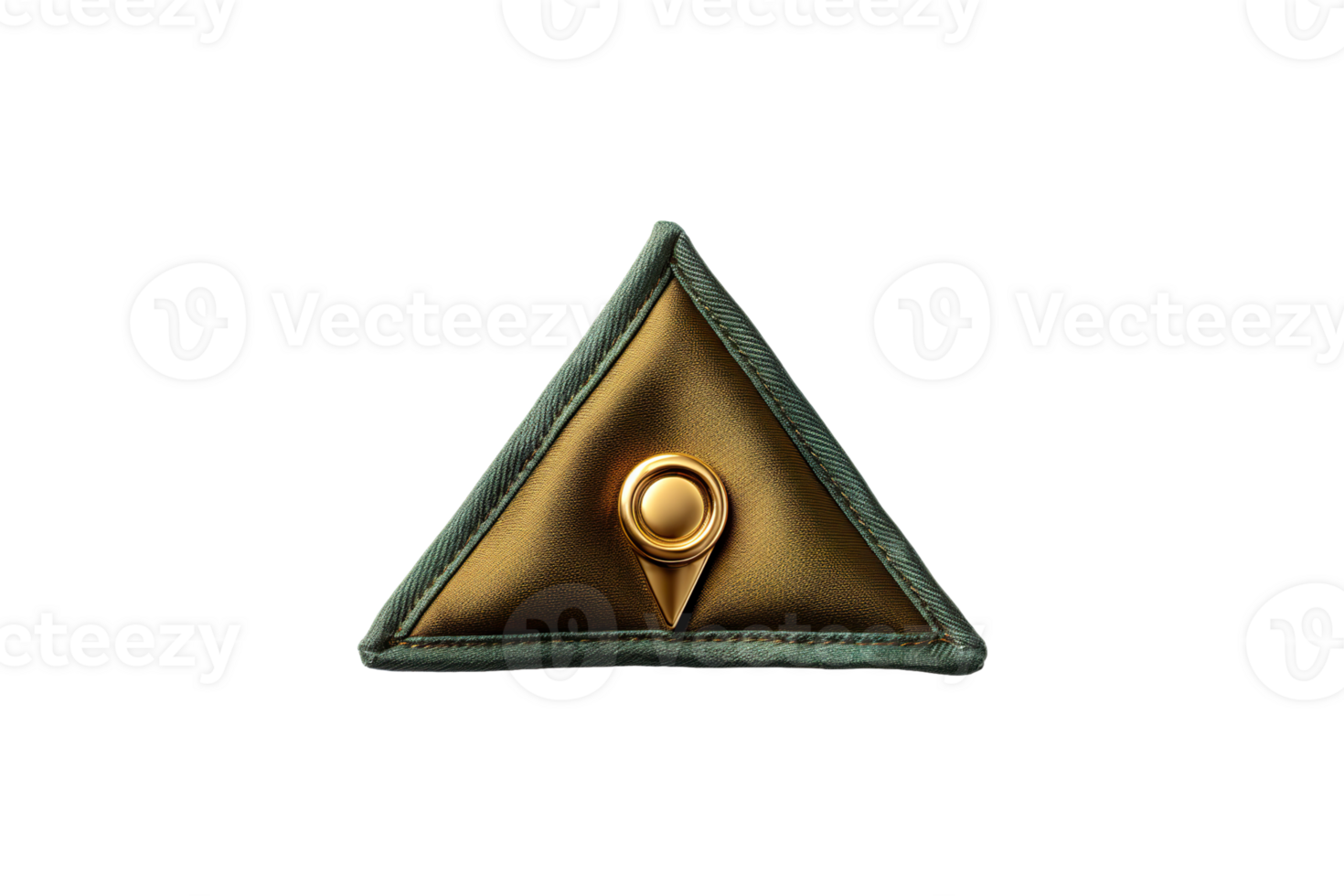 Cloth Badge isolated on transparent background. png
