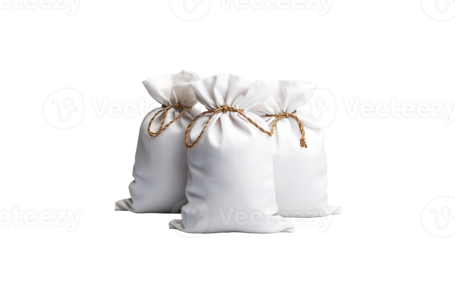 Cotton Bags isolated on transparent background. png