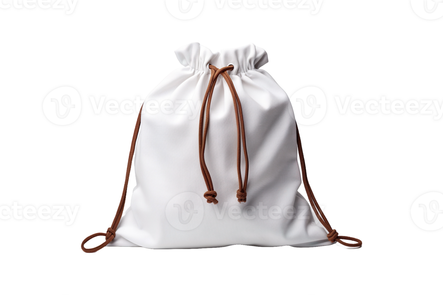 Cotton Carry Bag isolated on transparent background. png