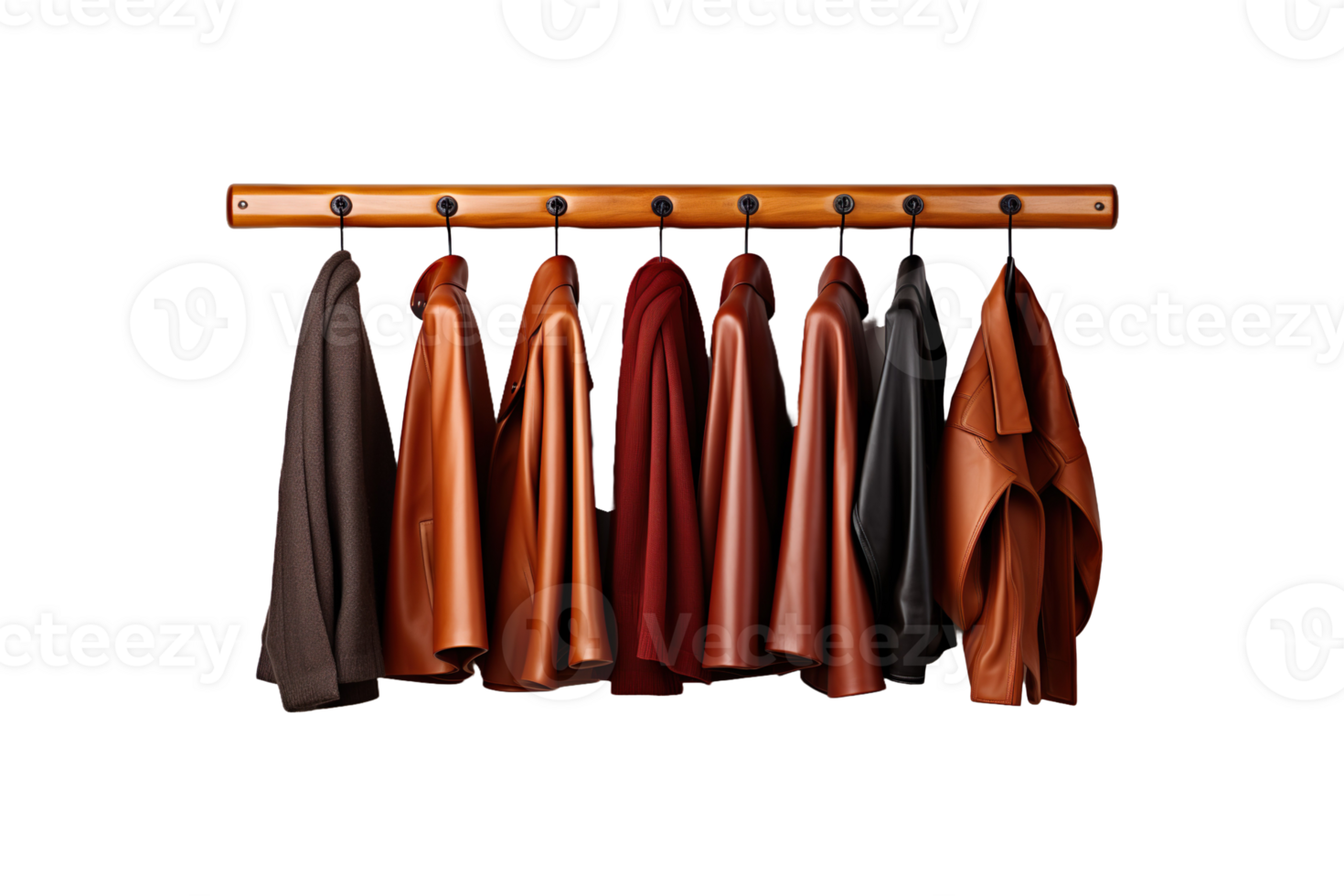 Coat Rack isolated on transparent background. png