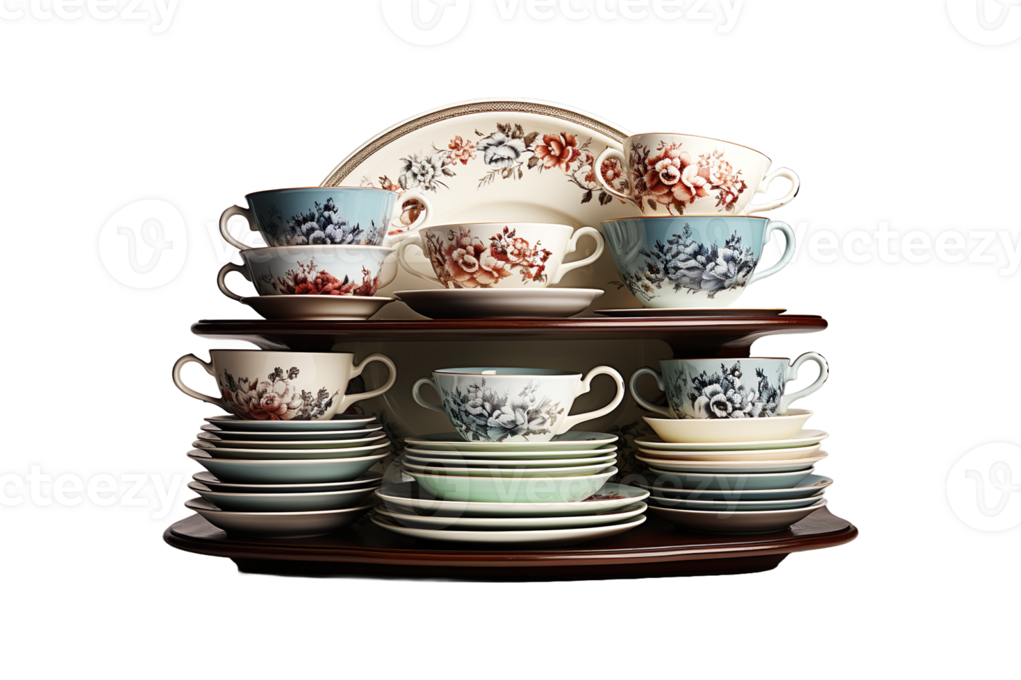 Crockery Stand isolated on transparent background. png