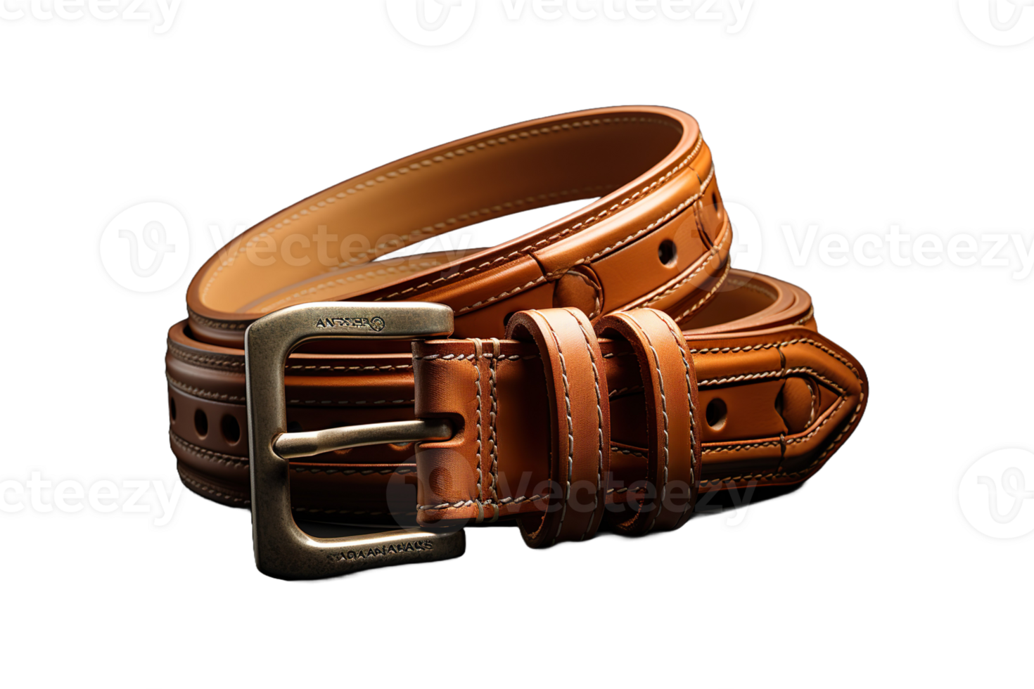 Custom Belt isolated on transparent background. png