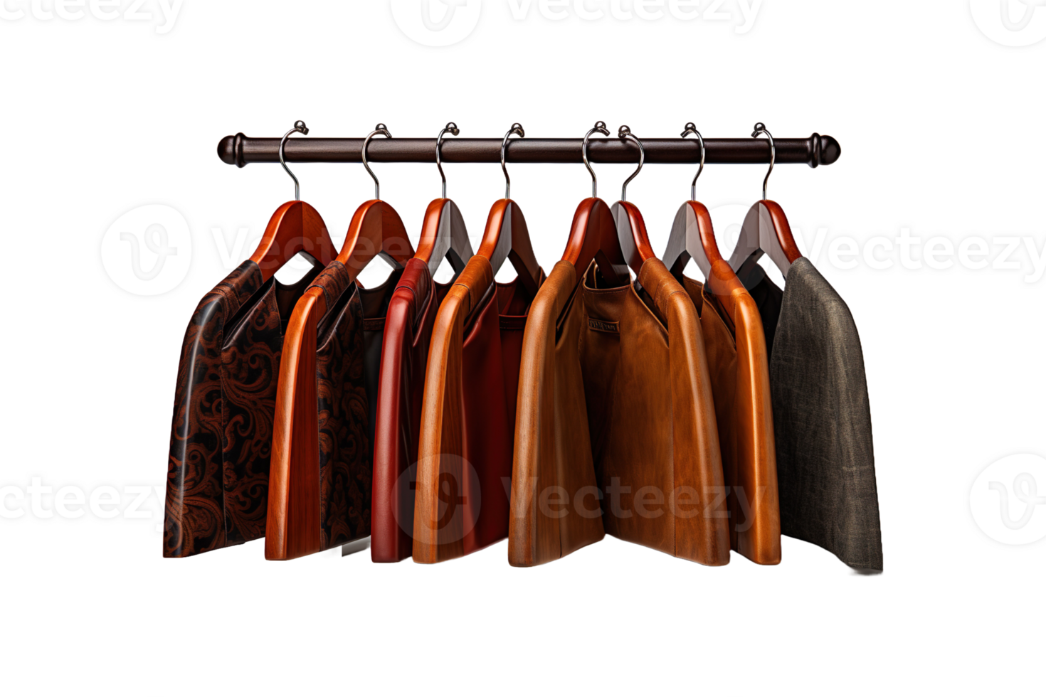 Coat Hangers isolated on transparent background. png