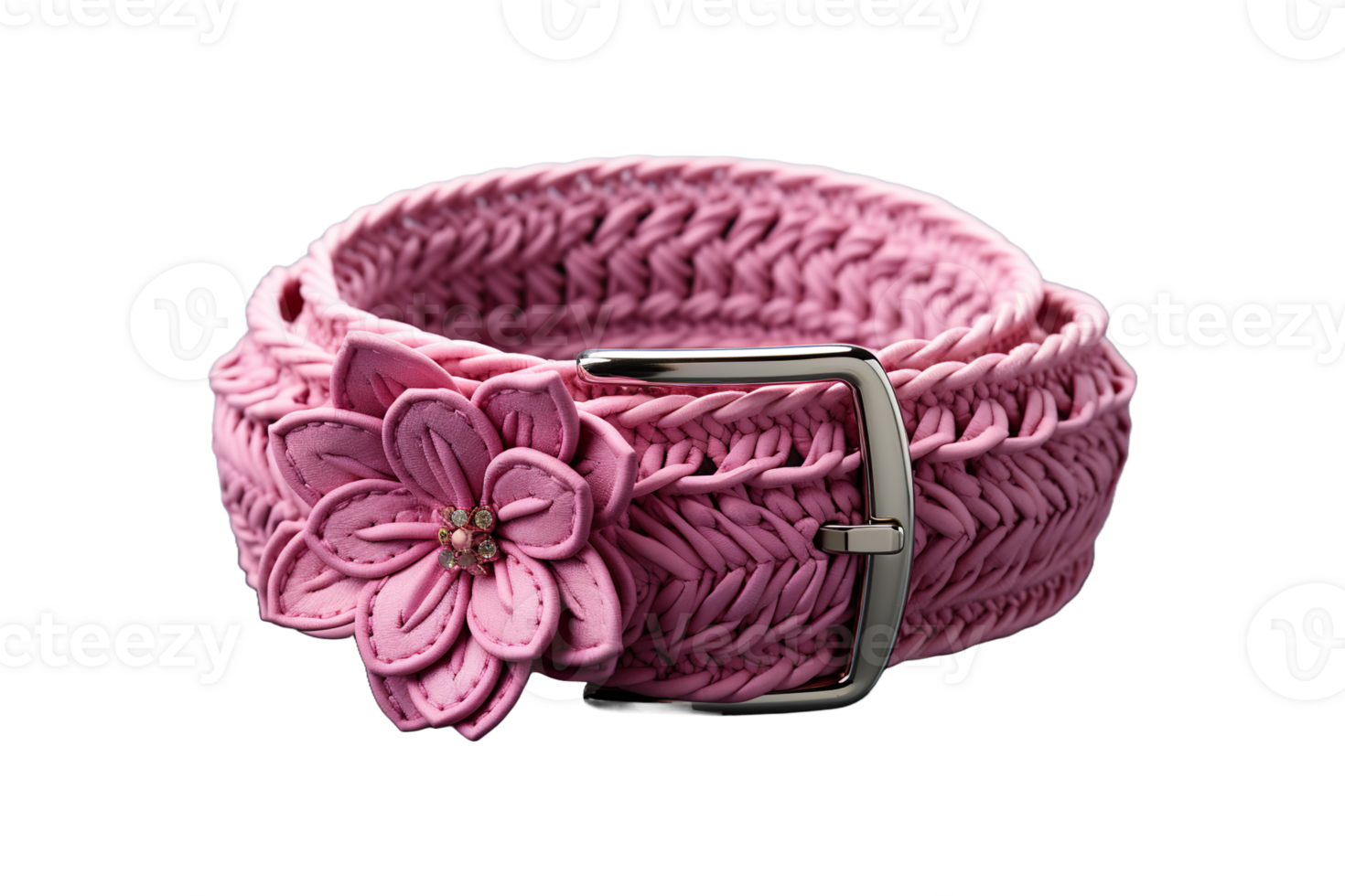 Crochet Belt isolated on transparent background. png