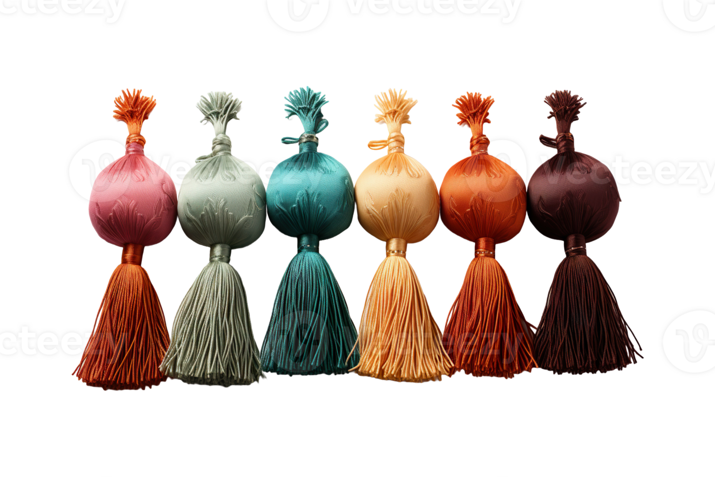 Cushion Tassels isolated on transparent background. png