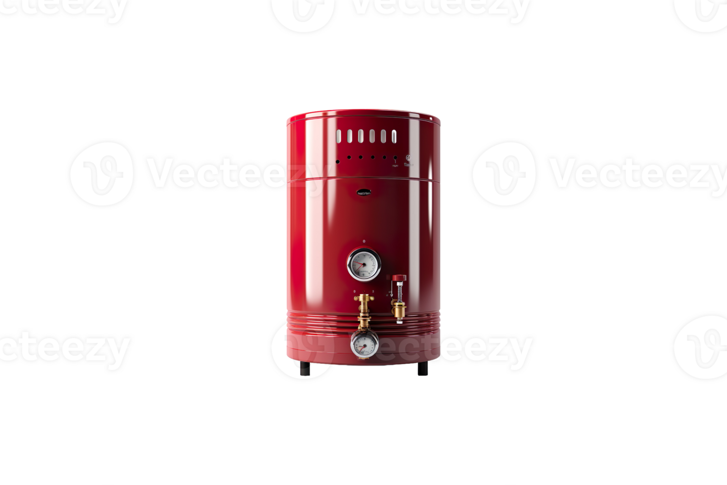 Commercial Water Heater isolated on transparent background. png