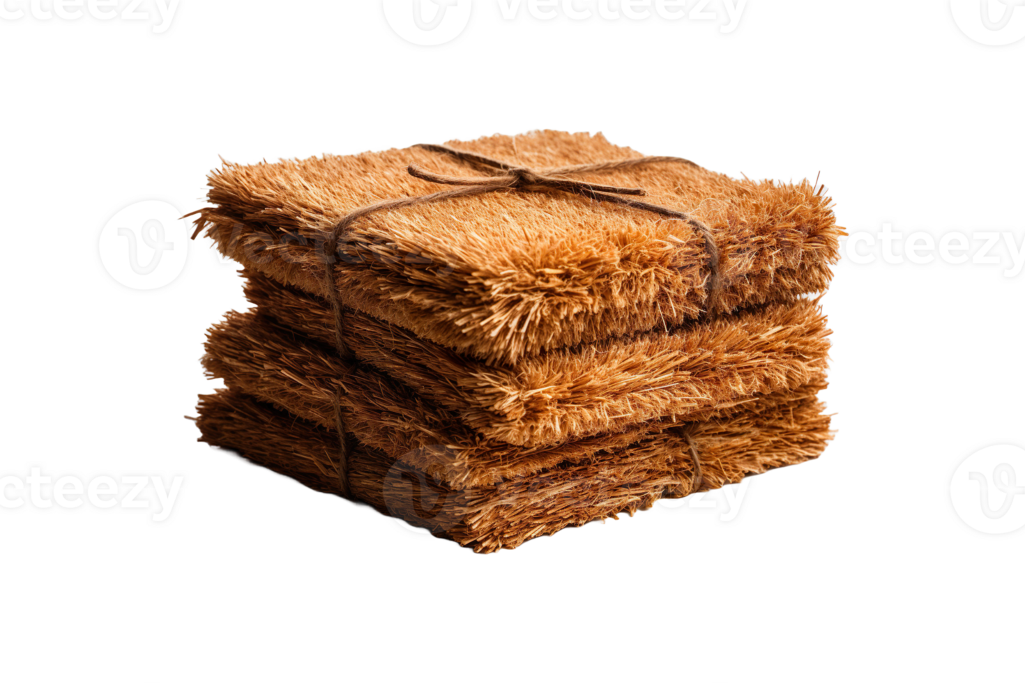 Coir Mats isolated on transparent background. png