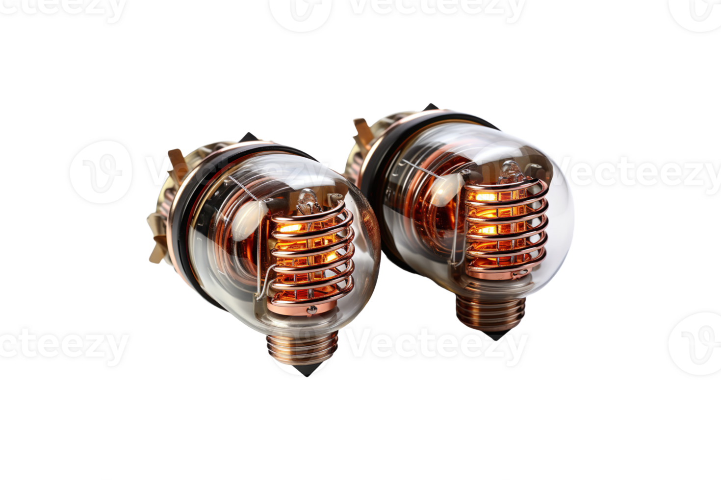 Coil Heaters isolated on transparent background. png