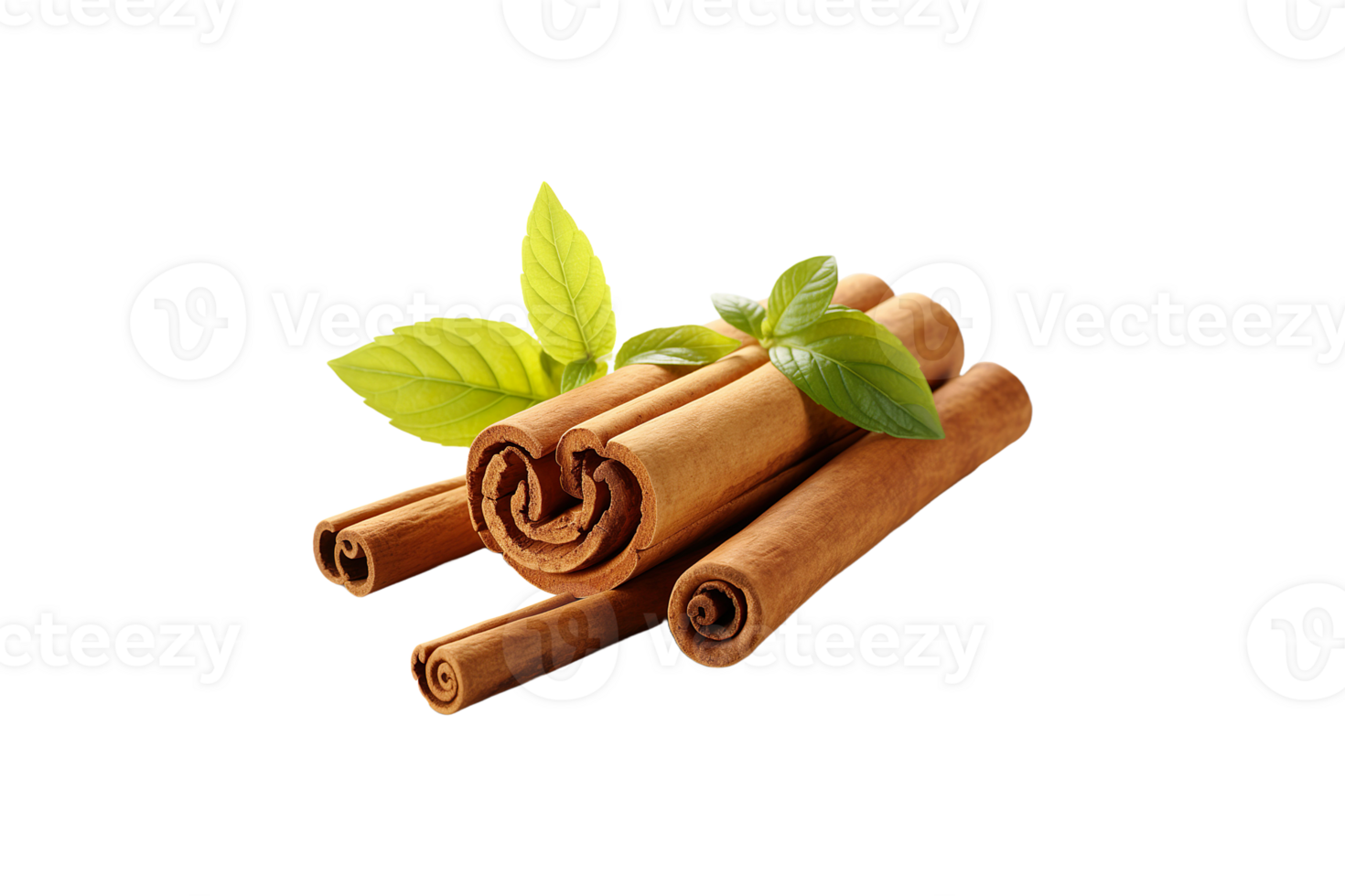 Cinnamon isolated on transparent background. png