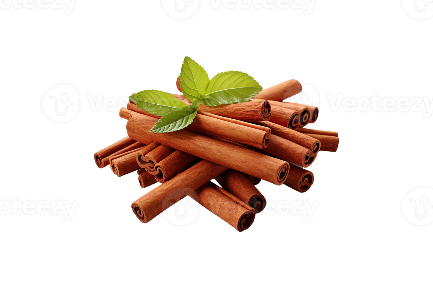 Cinnamon isolated on transparent background. png