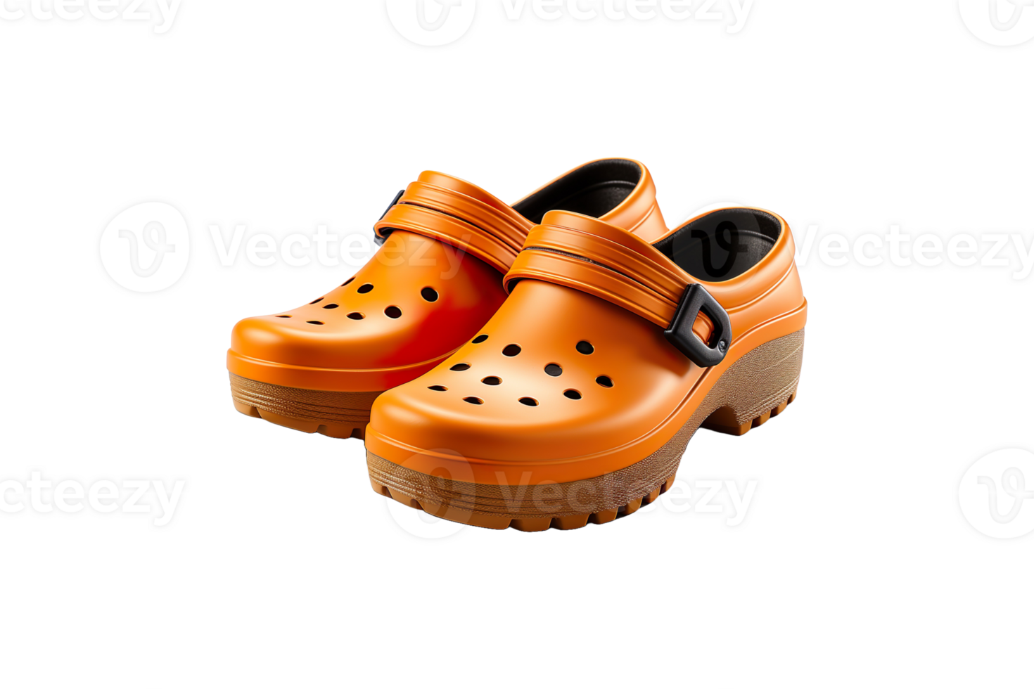 Clog Shoes isolated on transparent background. png