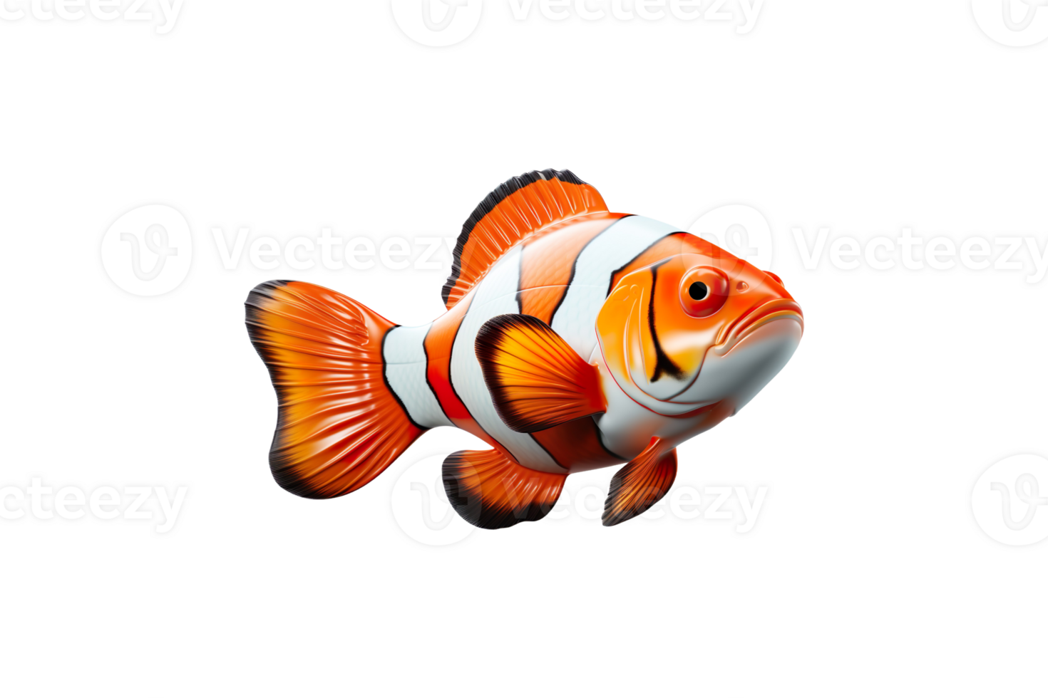 Clown Fish isolated on transparent background. png