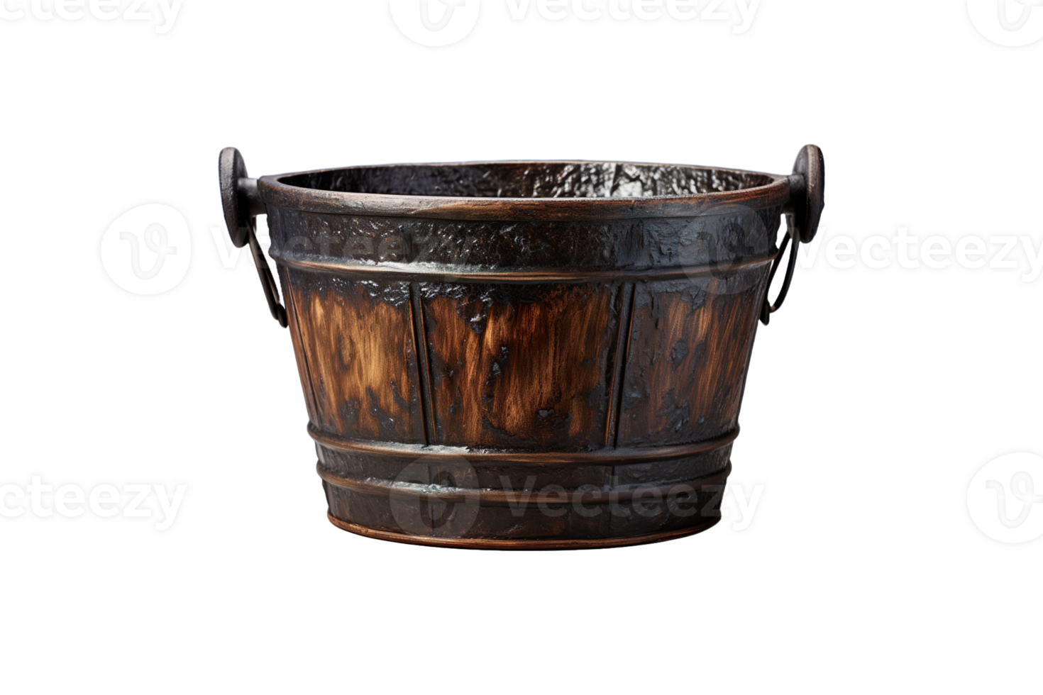 Coal Bucket isolated on transparent background. png