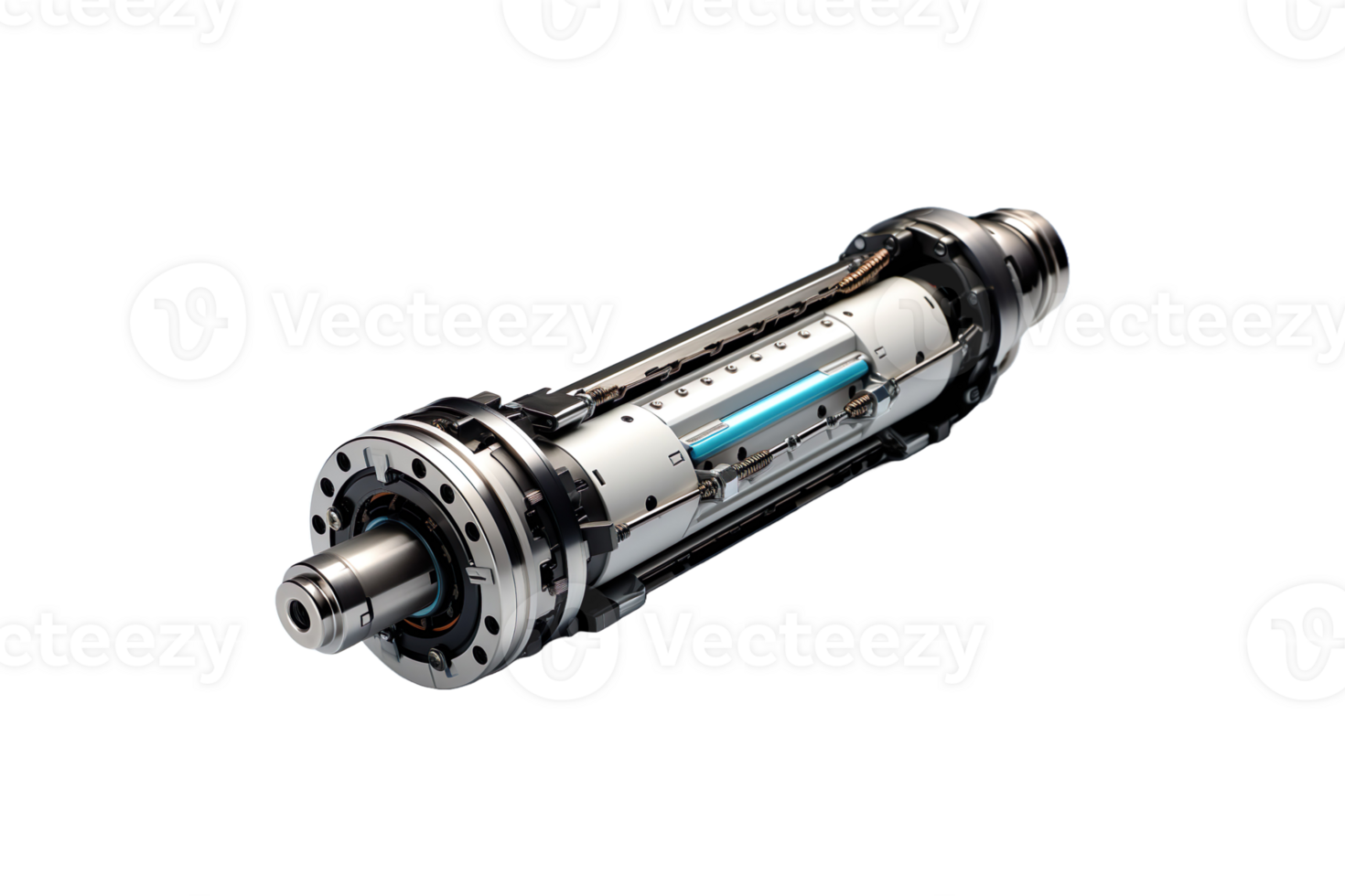 Cooler Motor Shaft isolated on transparent background. png