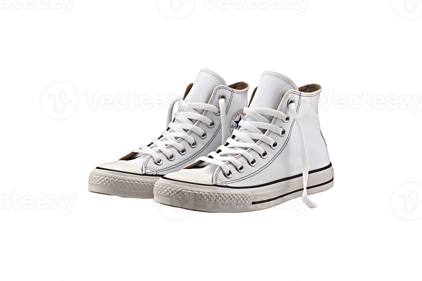 Converse Shoes isolated on transparent background. png