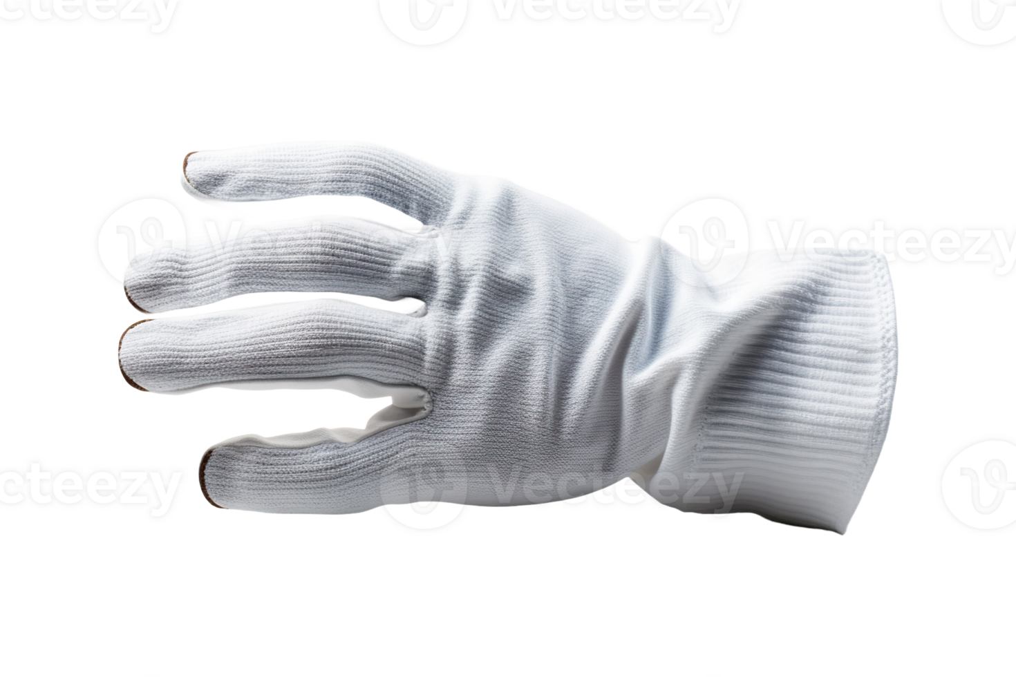 Cotton Garden Glove isolated on transparent background. png
