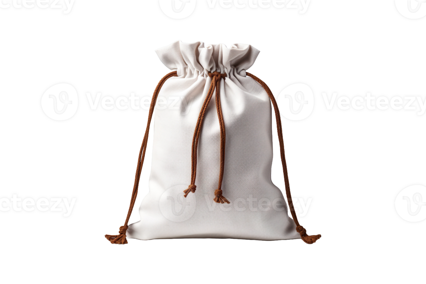 Cotton Carry Bag isolated on transparent background. png