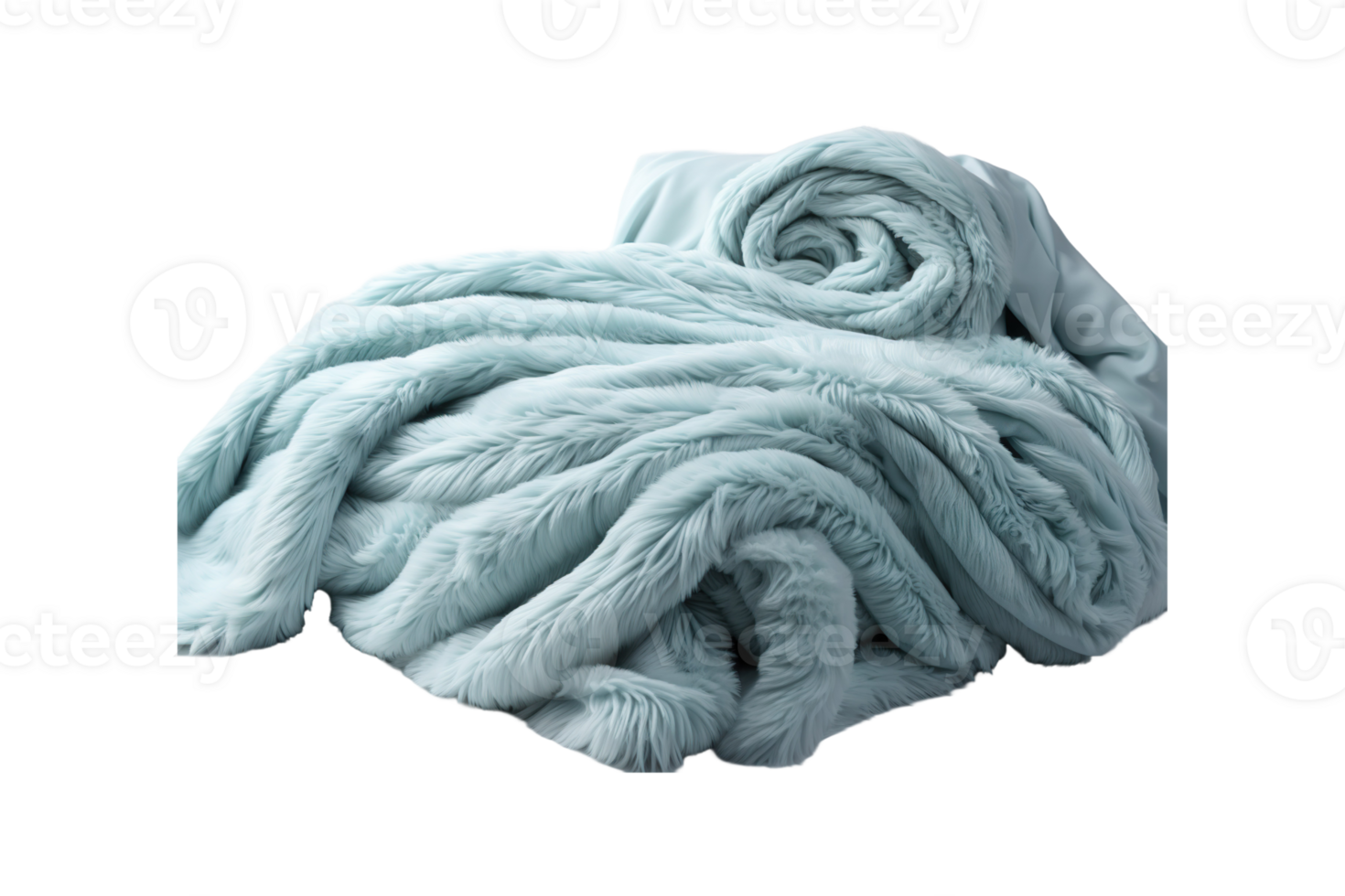 Cotton Blanket isolated on transparent background. png