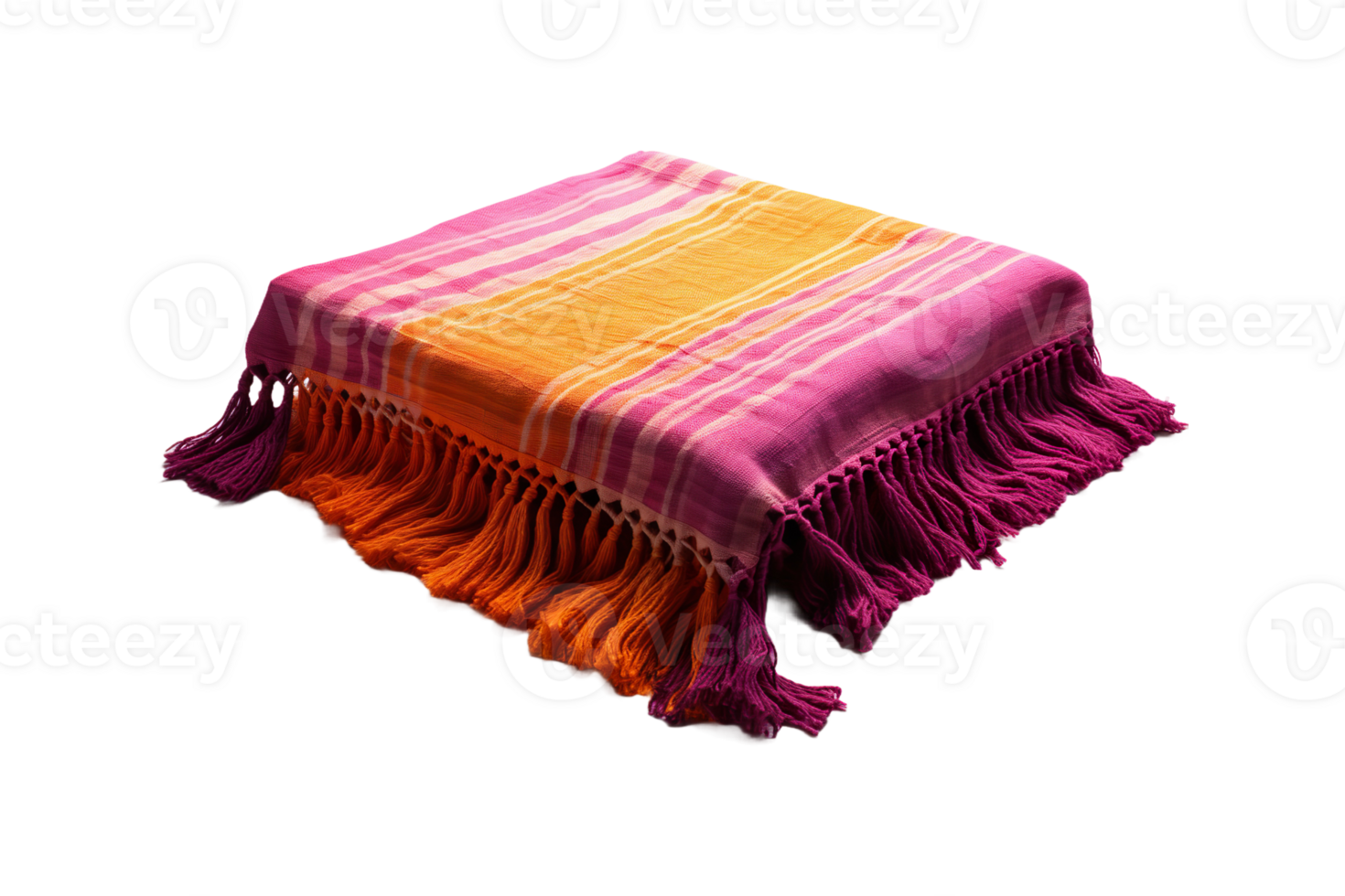 Cotton Handloom Rugs isolated on transparent background. png
