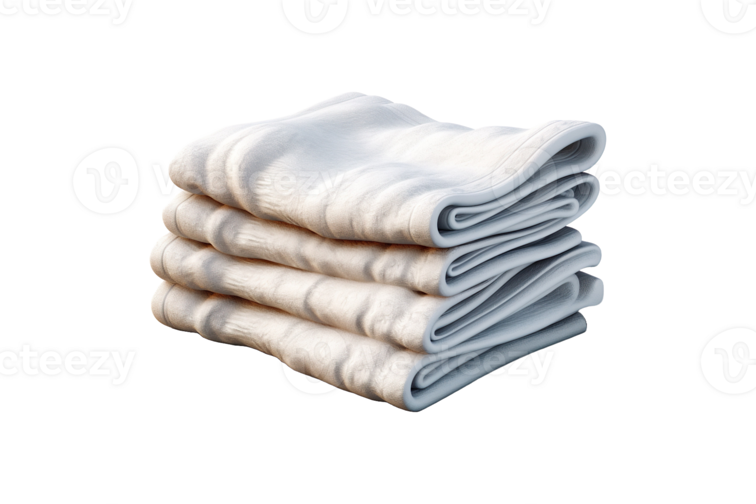 Cotton Hand Towel isolated on transparent background. png