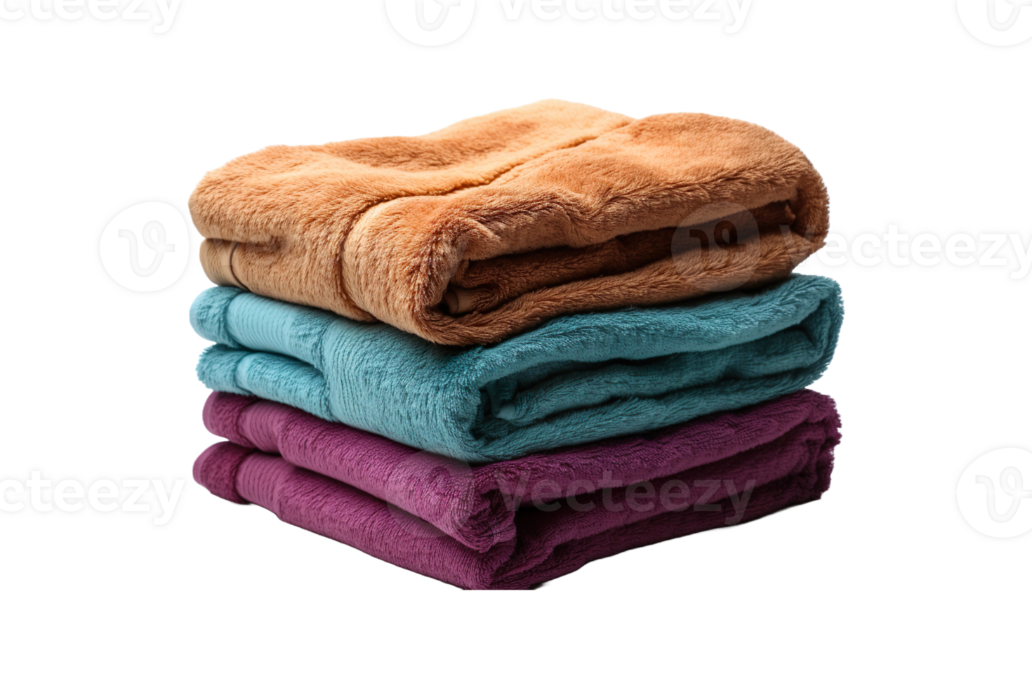 Cotton Towels isolated on transparent background. png