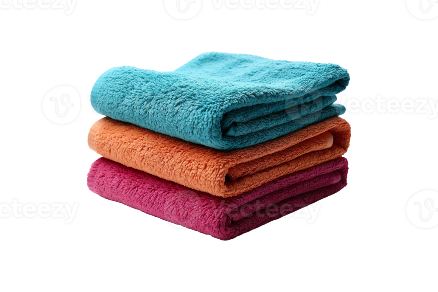 Cotton Towels isolated on transparent background. png