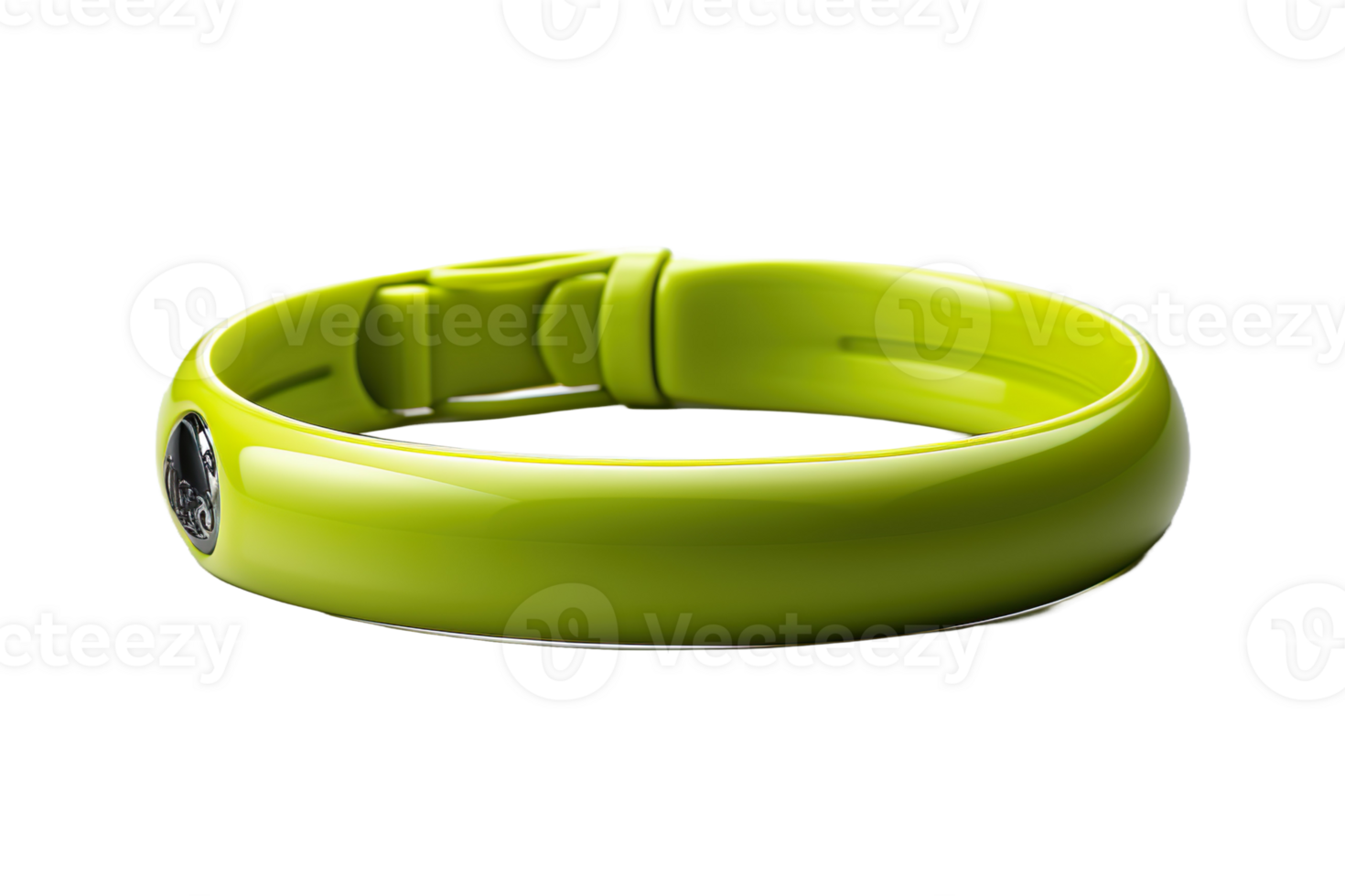 Custom Rubber Wristband isolated on transparent background. png