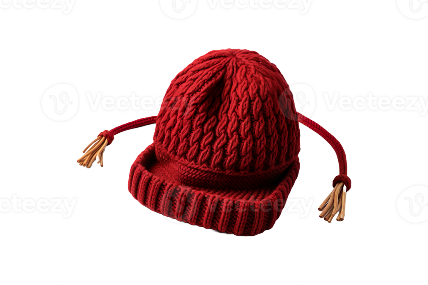 Crochet Hat isolated on transparent background. png