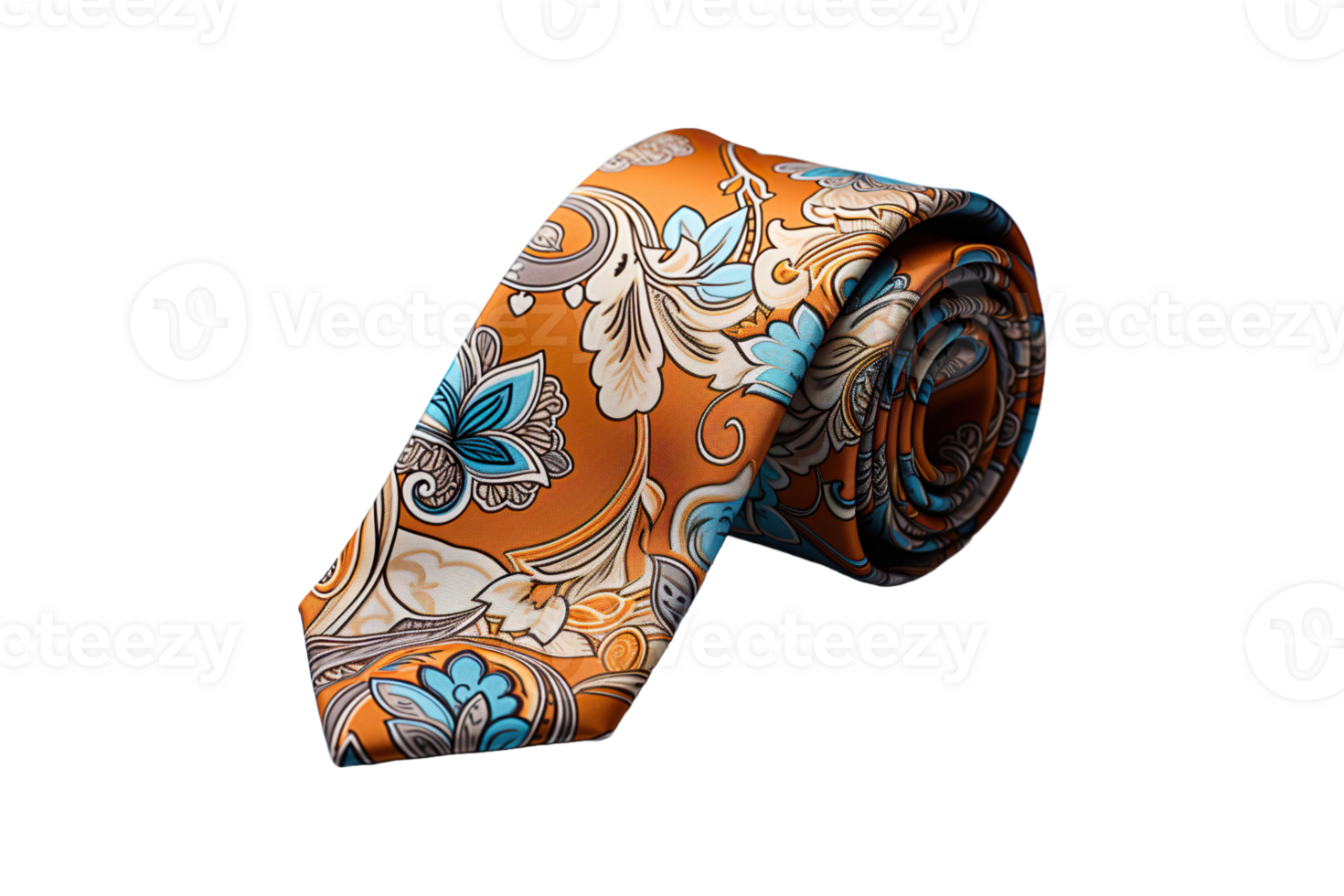 Custom Tie isolated on transparent background. png