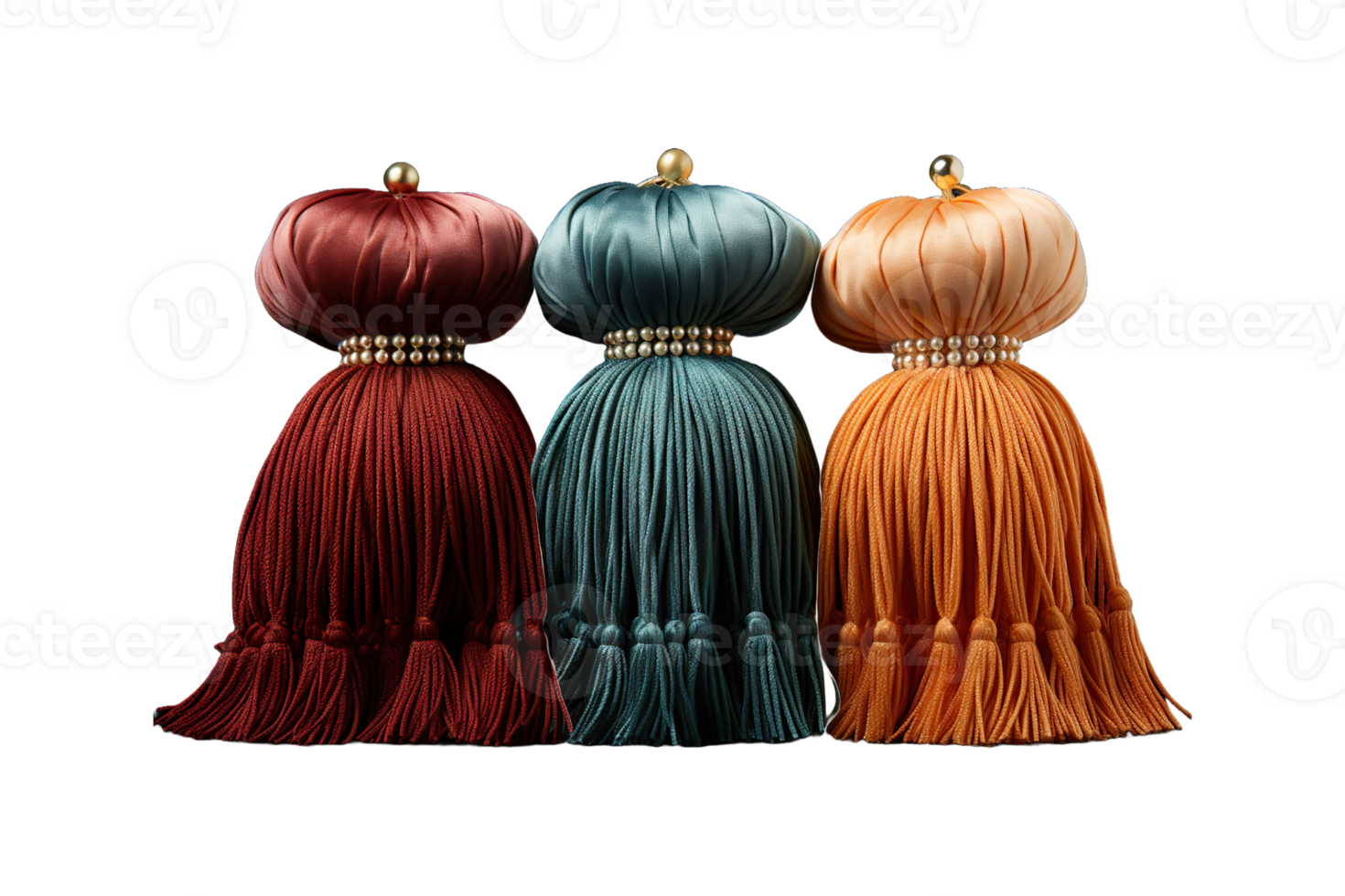 Cushion Tassels isolated on transparent background. png