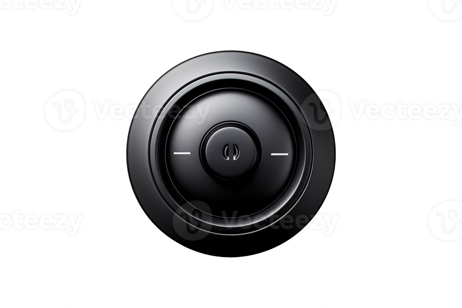 Down Hole Button isolated on transparent background. png