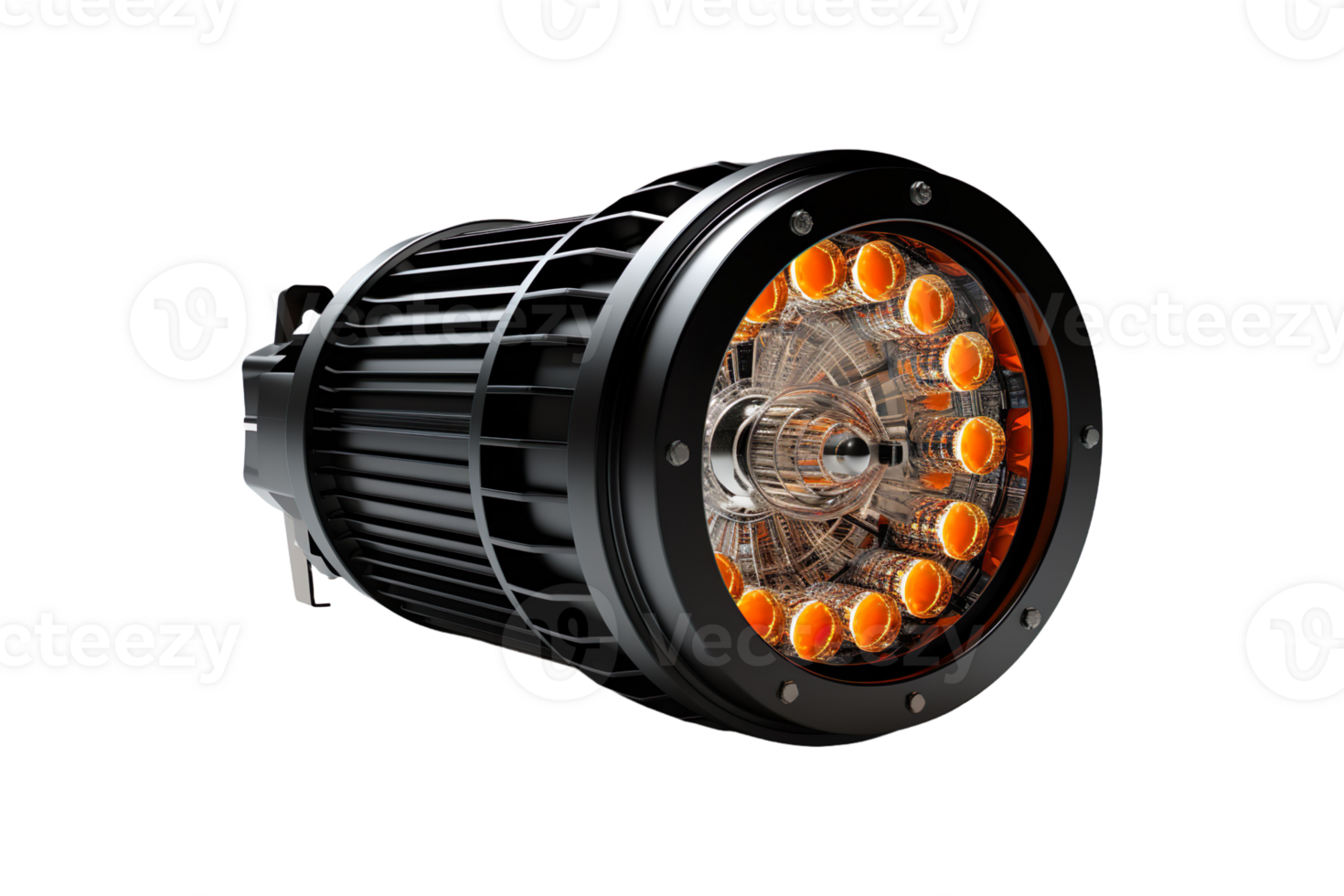 Down Light Housing isolated on transparent background. png