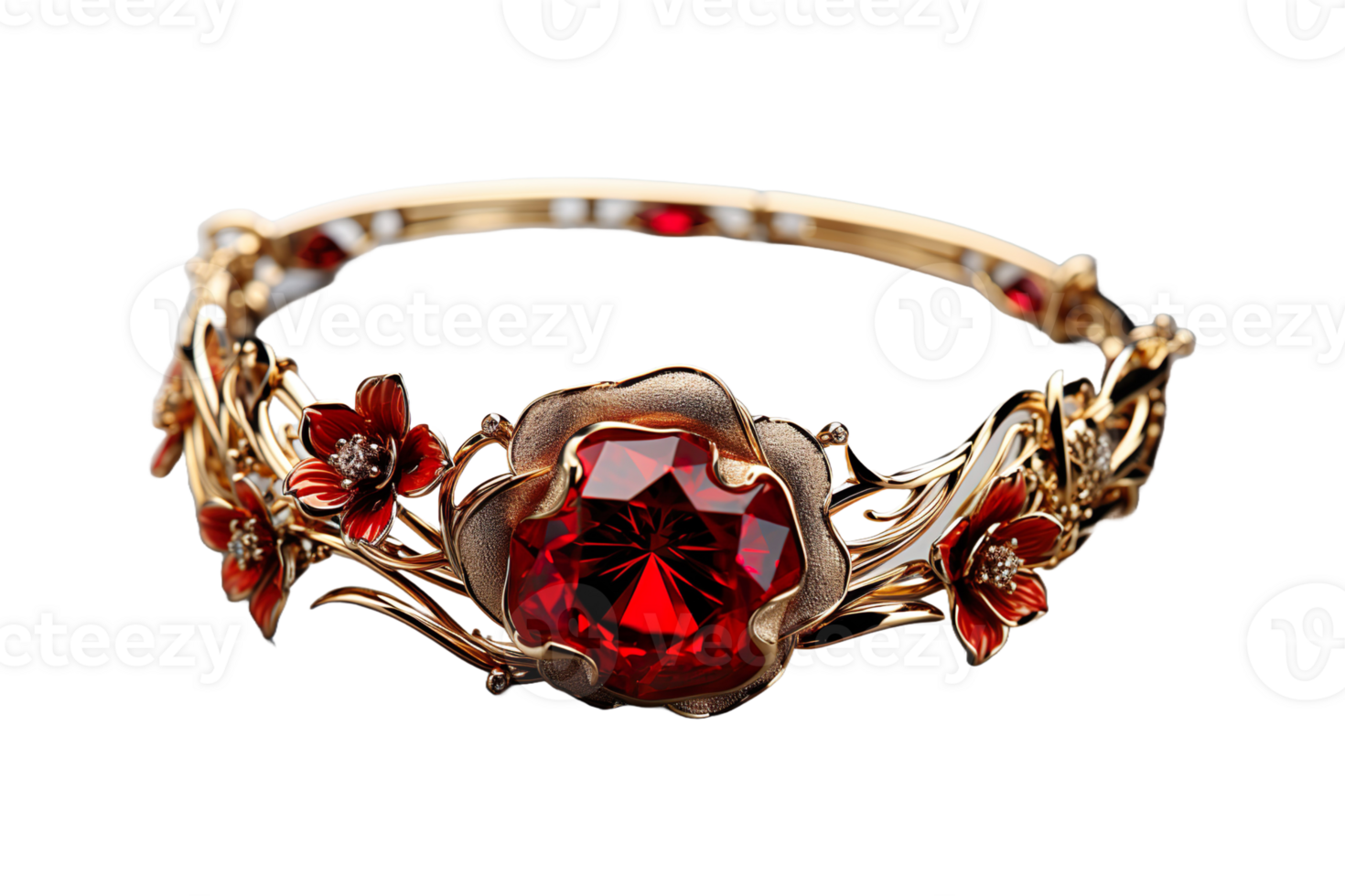Designer Jewelery isolated on transparent background. png