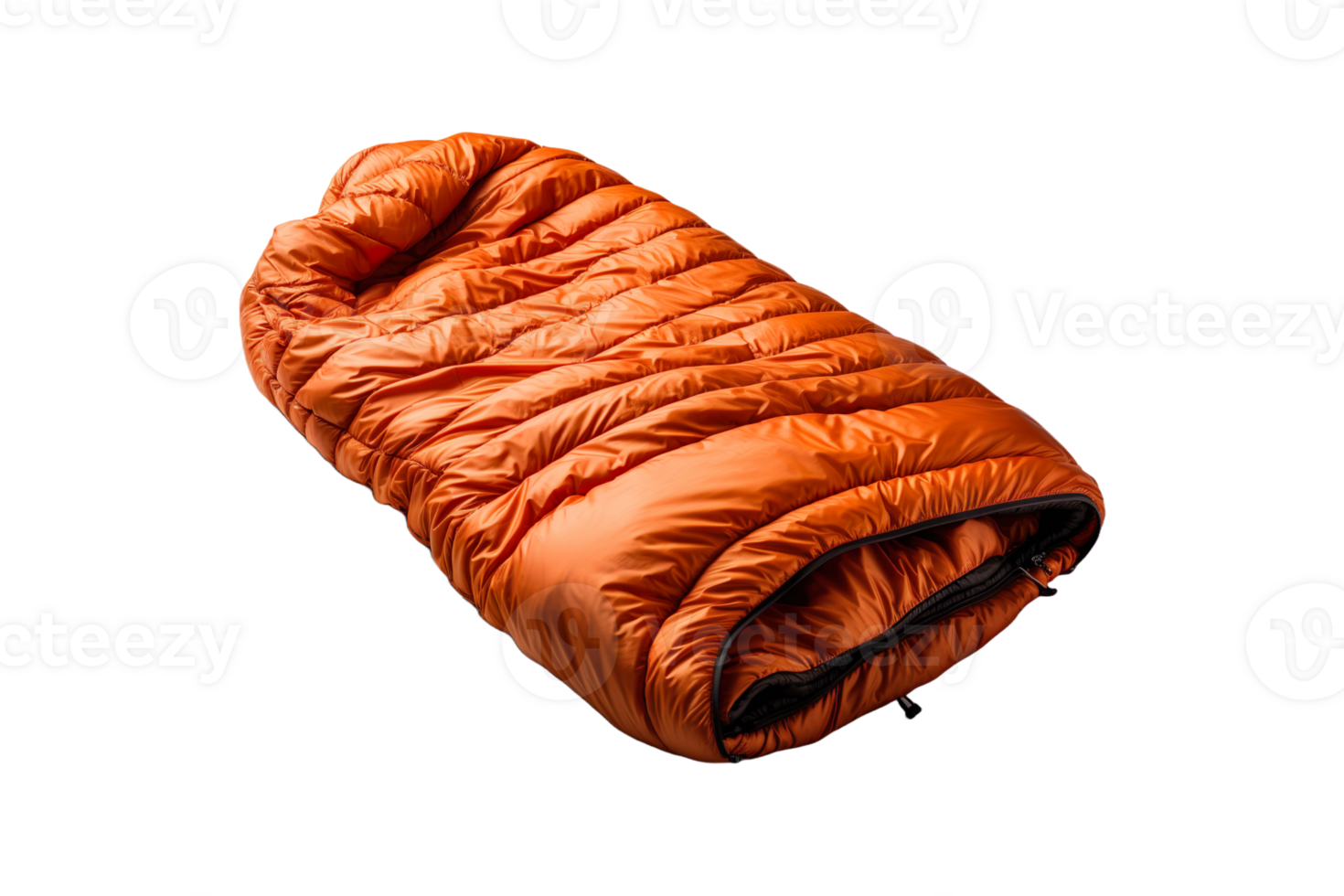 Down Sleeping Bag isolated on transparent background. png