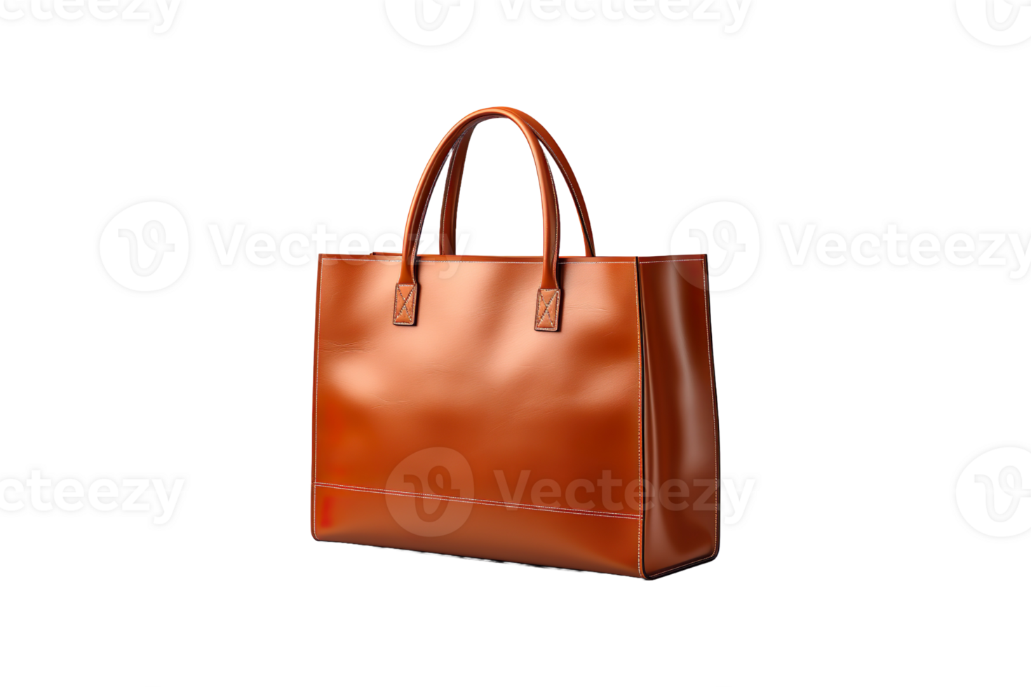 Designer Cloth Bag isolated on transparent background. png
