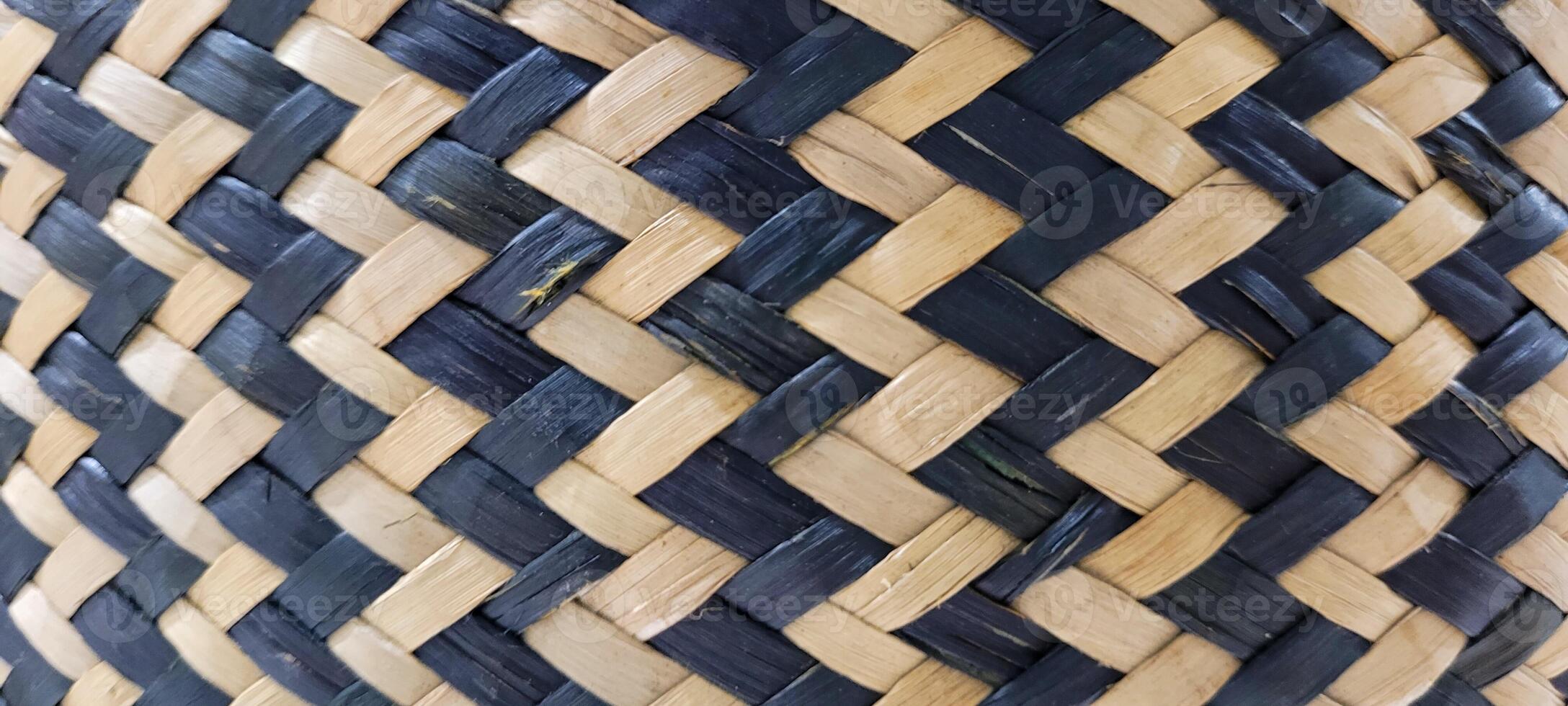 abstract shape braided straw background photo