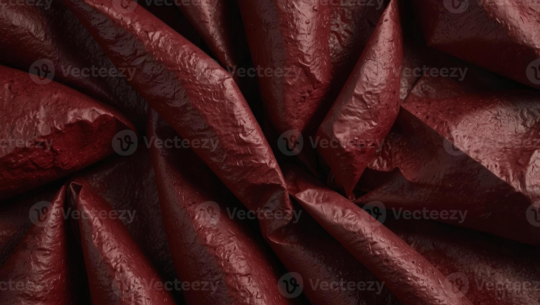 Wine red tissue paper texture backgrounds, folded soft crumbled paper texture background. photo