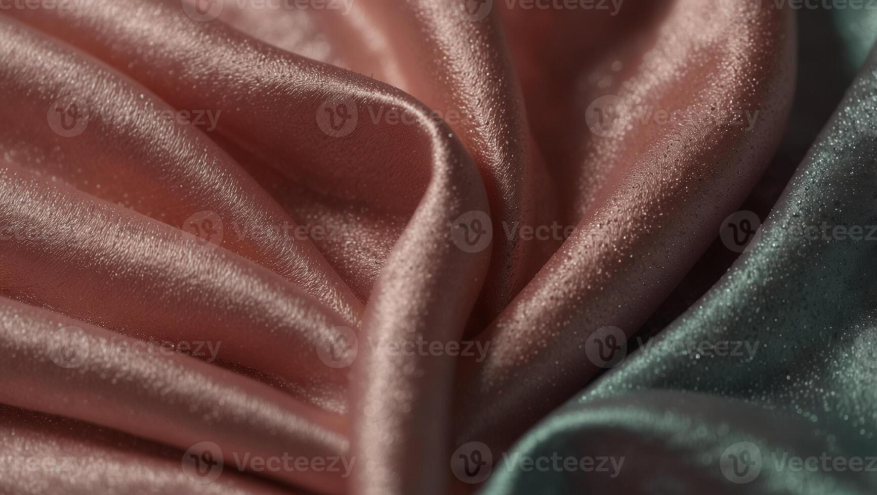 Texture of silky fabric closeup, shiny celebration silky fluffy texture pastel color backgrounds. photo