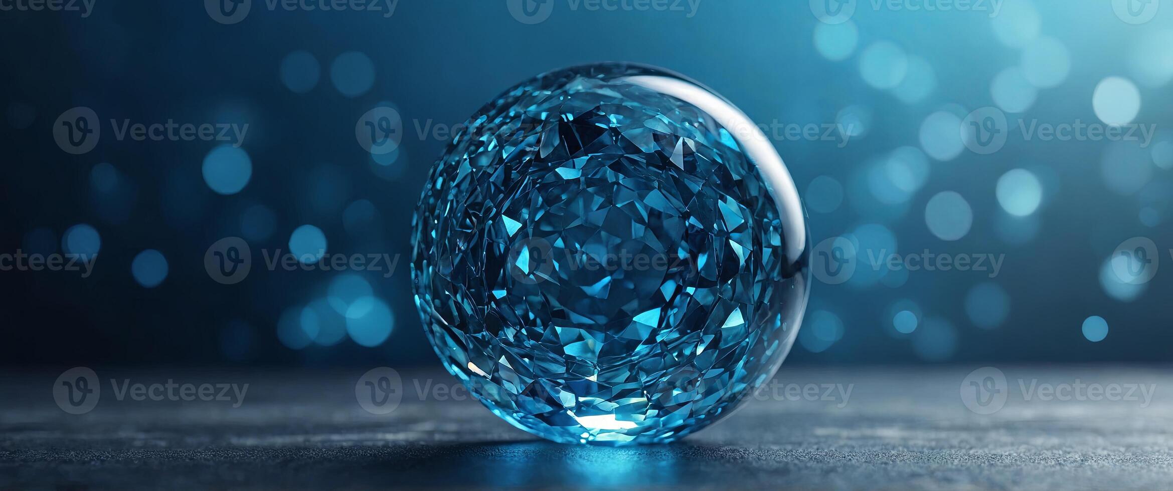 banner of elegant azure color for the concept design of advertising and design. photo