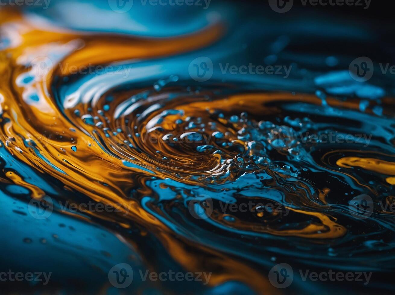 Fluid art capturing the dynamic beauty of liquid forms. photo