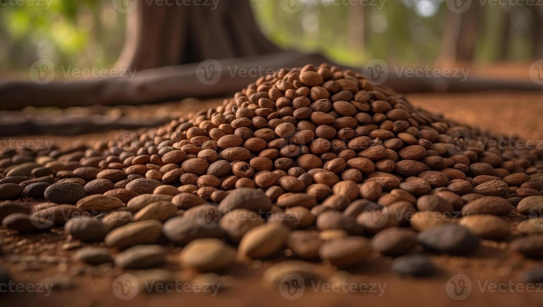 Sandalwood Tree Seed used by Australian Aboriginals as food source, traditional remedy for skin and internal complications thanks to oil extracted and indigenous craftsmanship. photo