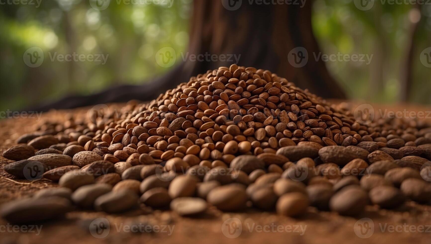 Sandalwood Tree Seed used by Australian Aboriginals as food source, traditional remedy for skin and internal complications thanks to oil extracted and indigenous craftsmanship. photo