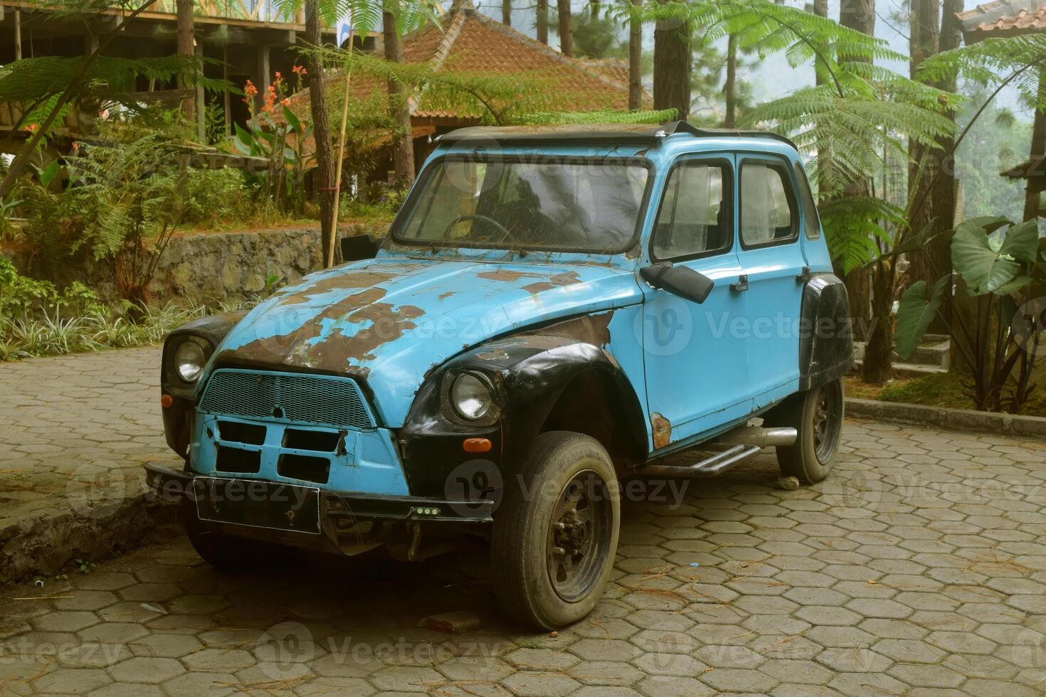 The Old car or often called the Frog Car from the old years and looks classic photo